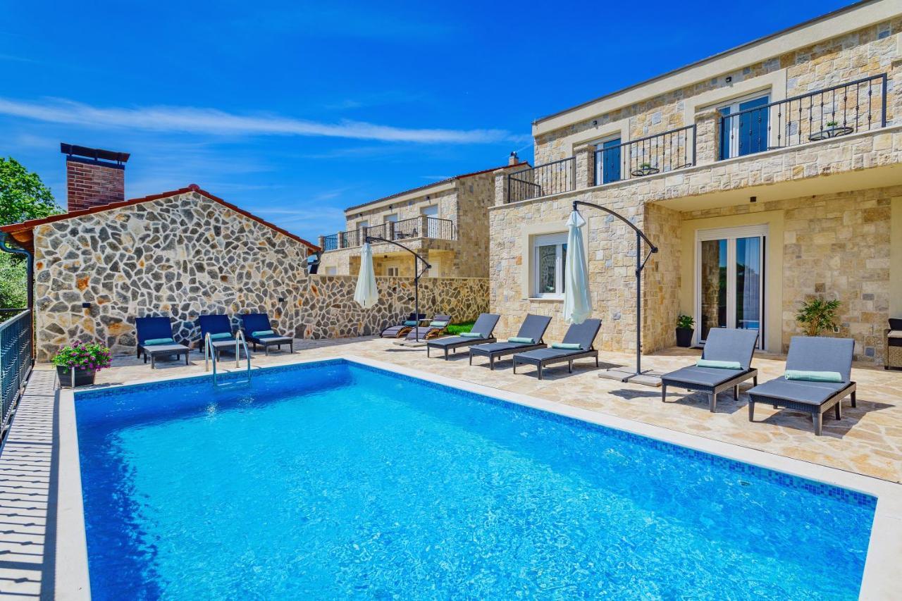 Luxury Stone Villa With Pool - Brisevo Extérieur photo